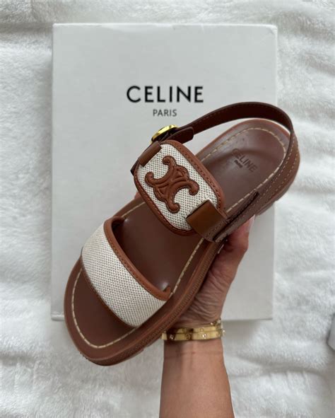 celine slip on sandals